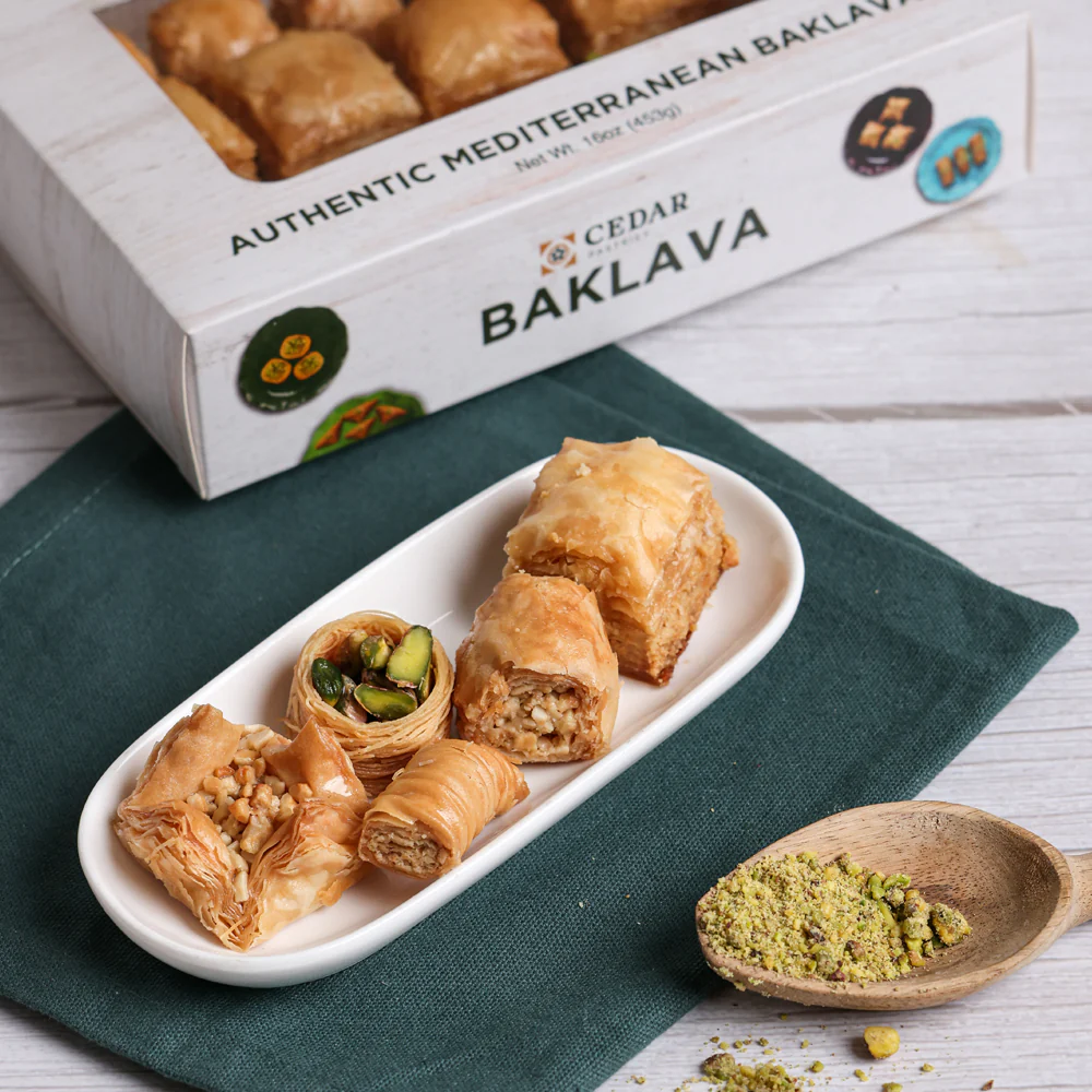 Cedar Pastries Mediterranean Baklava Assortment Small Gift Box - Image 3