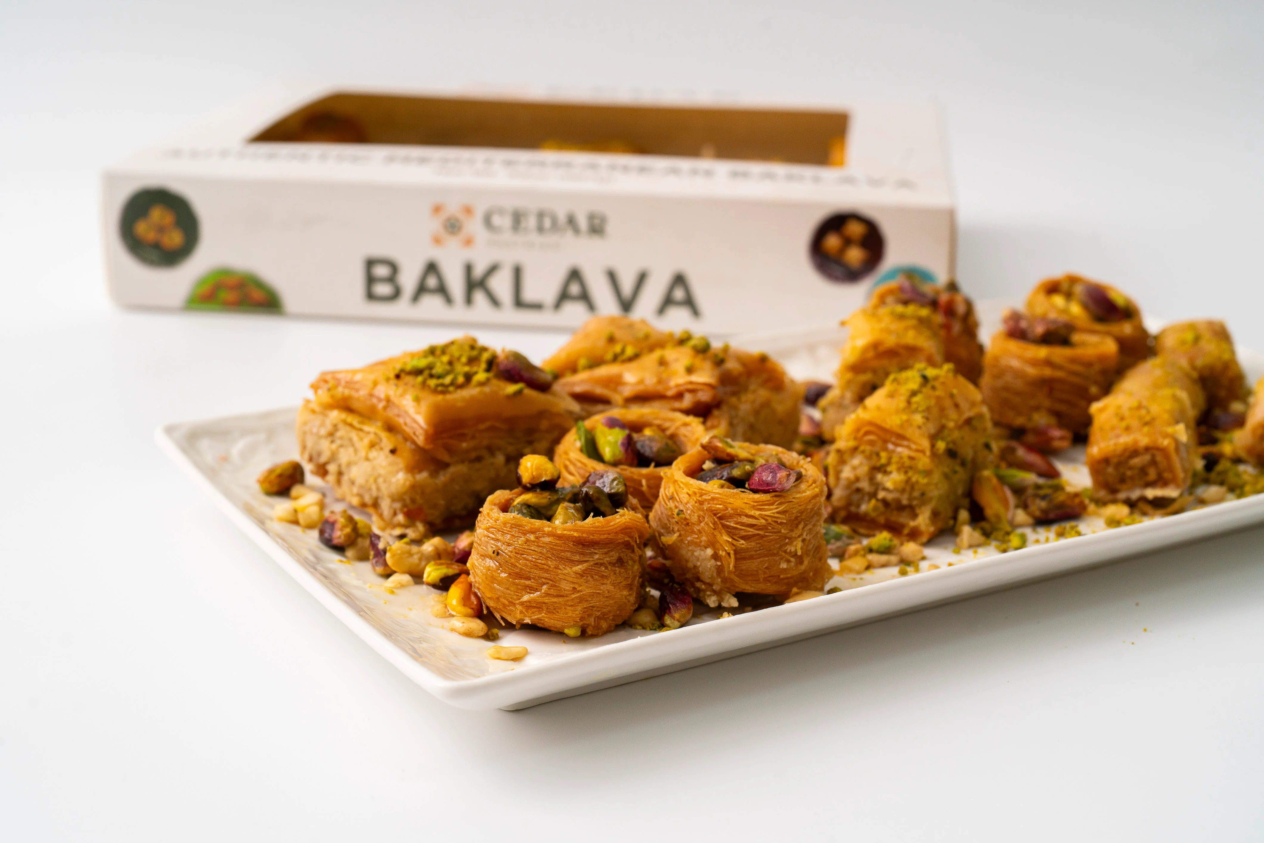 Cedar Pastries Mediterranean Baklava Assortment Small Gift Box - Image 6