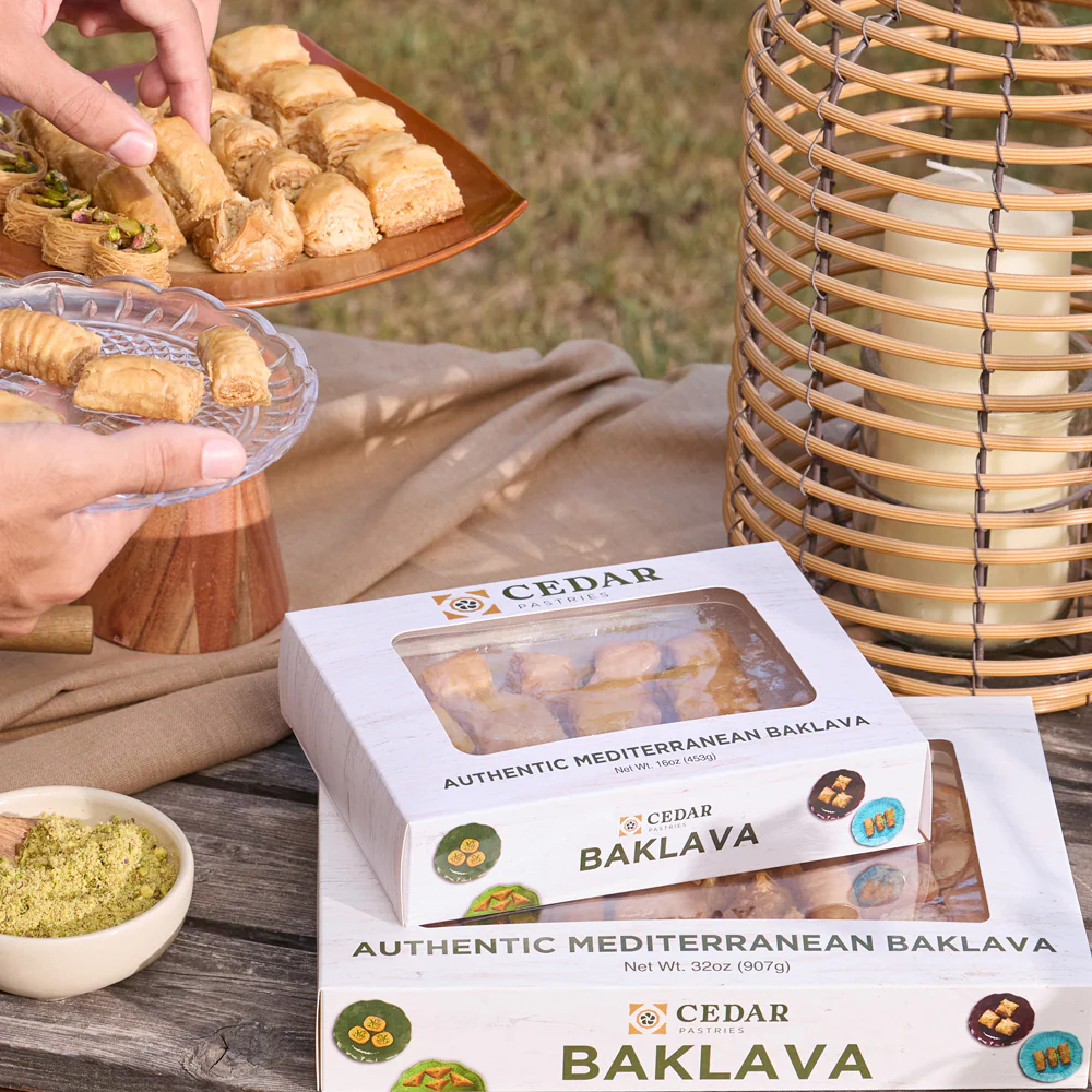 Cedar Pastries Mediterranean Baklava Assortment Small Gift Box - Image 7