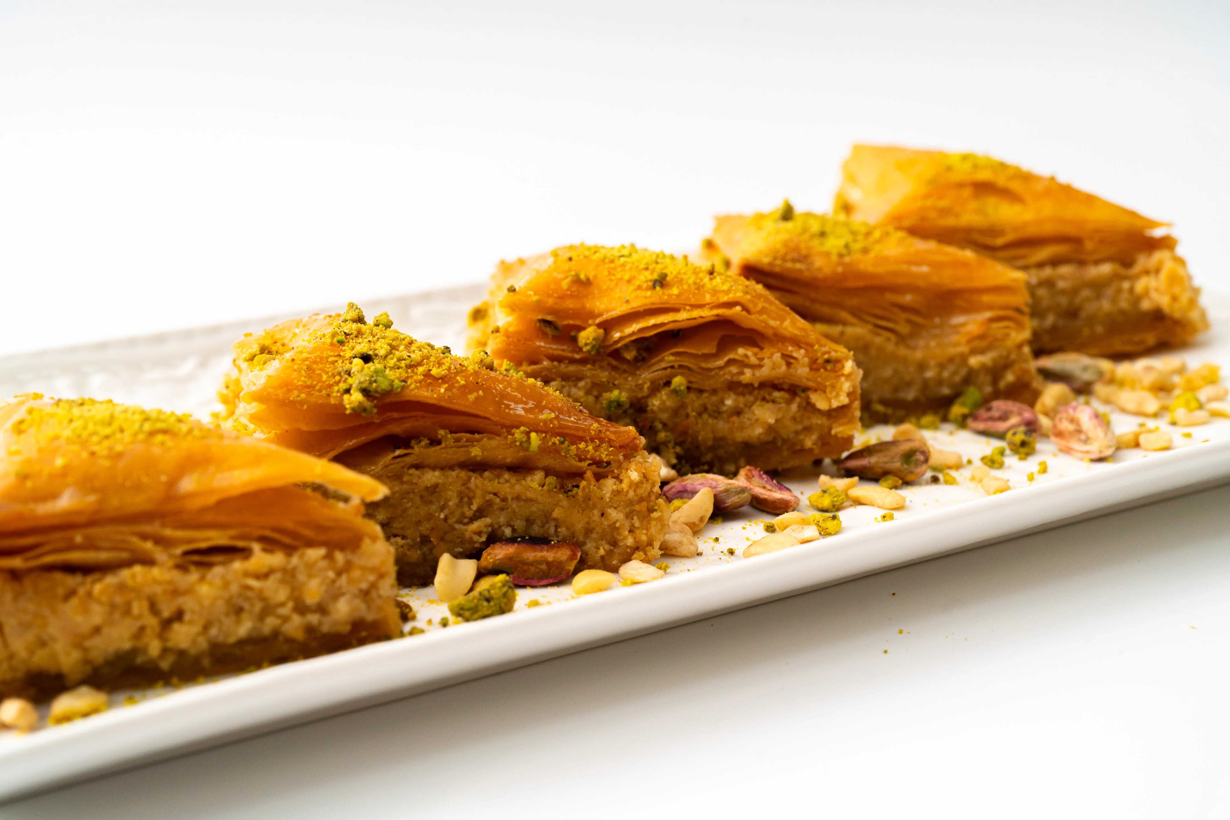 Cedar Pastries Traditional Mediterranean Triangle Baklava (Large) - Image 9